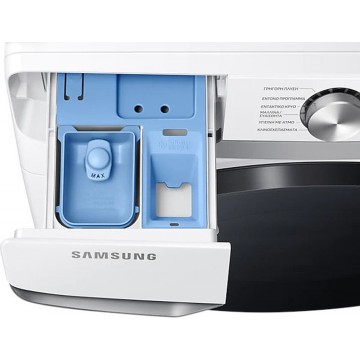 Samsung Πλυντήριο Ρούχων 18kg με Ατμό 1100 Στροφών WF18T8000GW/LV